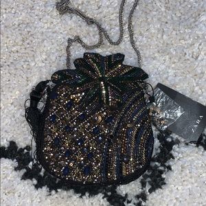 NWT Zara Pineapple Sequin Mini Bag